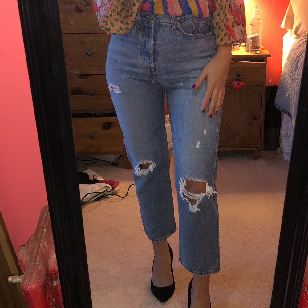 Levis Wedgie Straight Leg Size 27